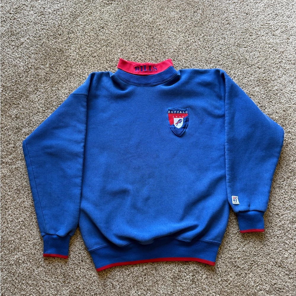 Vintage Buffalo Blue Turtleneck Sweater